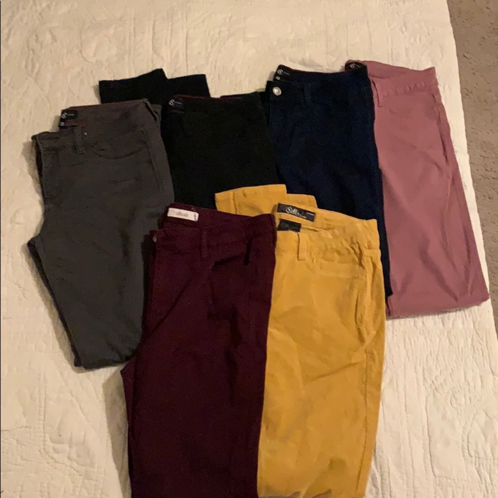 6 pairs of cello pants